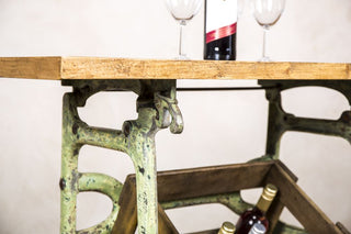 industrial style home mini bar