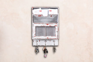 vintage style key holder and letter rack