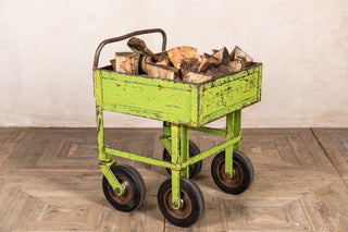 industrial style log bin 