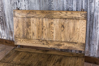 industrial style pipe bench
