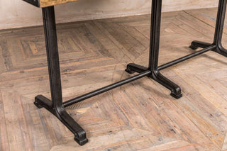 industrial style restaurant table