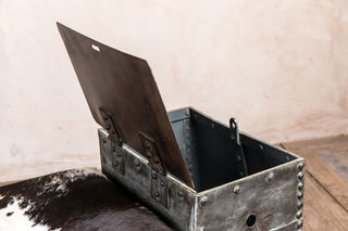 industrial style storage and seat