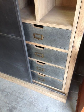 industrial style storage drawers