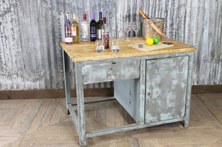 industrial style waiter station