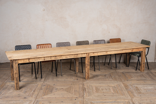 industrial table and chairs