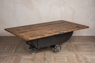 industrial table with lift up top