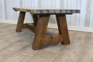 industrial vintage style coffee table