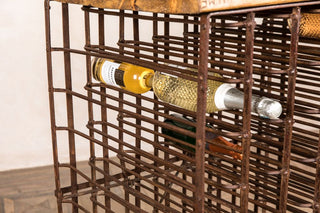 industrial wine rack
