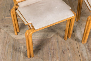 Vintage Interlocking Dancer & Hearne Wooden Chairs