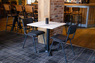 White Marble Café Table