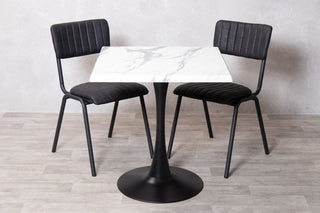 White Marble Café Table