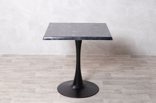 Alcantara Black Café Table