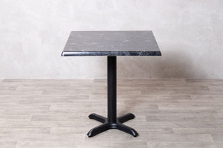 Alcantara Black Café Table