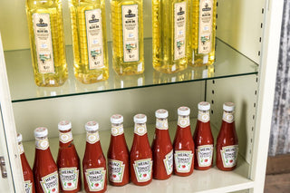 ivory enamel cabinet