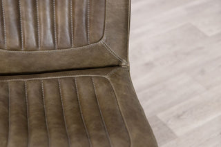Jenson Distressed Leather Dining Chairs