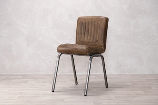 Jenson Distressed Leather Dining Chairs