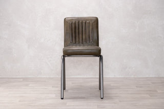 Jenson Distressed Leather Dining Chairs