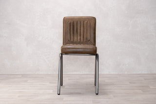 Jenson Distressed Leather Dining Chairs