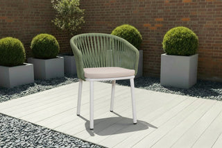 Milano Aluminium Rope Back Garden Chair