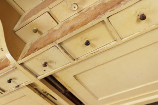 Large Edwardian Pine Kitchen Cabinet