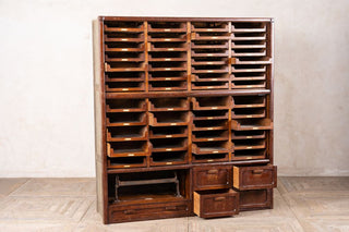 large edwardian pigeonhole unit