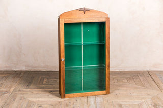 large glass cabinet