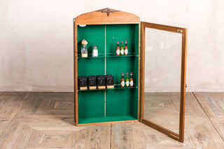 large glass display cabinet