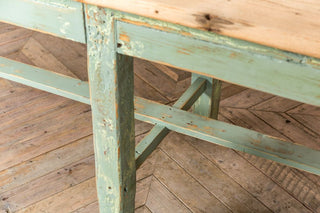 large green dining table