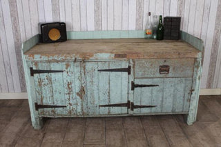 large industrial kitchen island