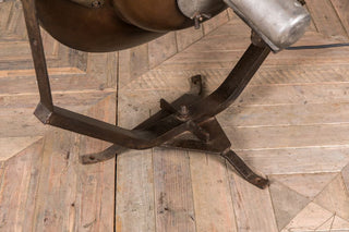 large metal floodlight