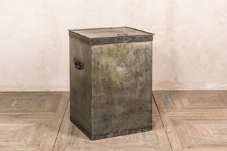 large metal storage box