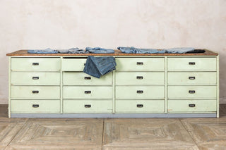 large oak and pine haberdashery