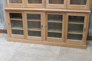 large pine bookcase