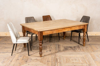 large pine country farmhouse table