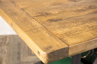 large pine top dining table