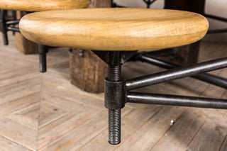 large table with swing out seats