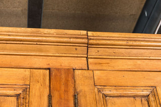 large vintage pine kitchen cupboard