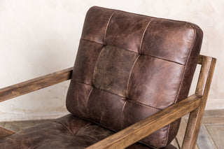 leather armchair