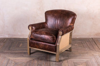 leather armchair