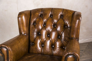 leather armchair