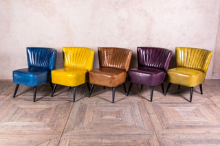 leather cocktail chair