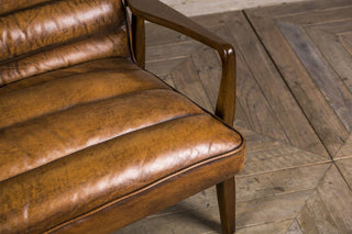 leather retro style sofa