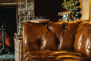 Hathaway Leather Chesterfield Sofa