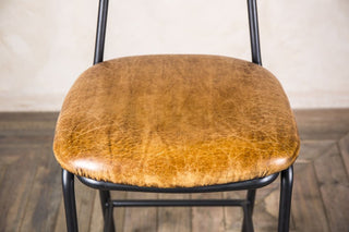 leather stool