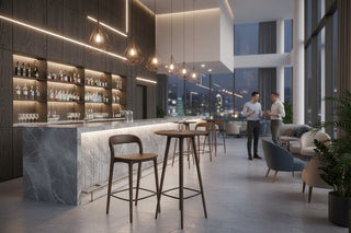 Bromley Round Poseur Bar Table