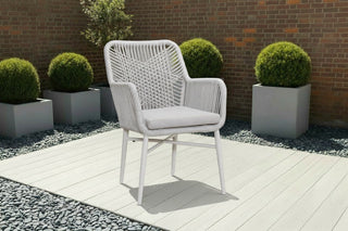 Monza Aluminium Rope Back Garden Chair