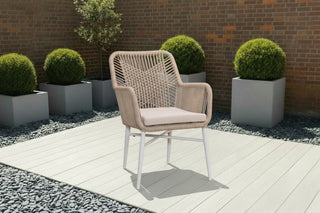 Monza Aluminium Rope Back Garden Chair
