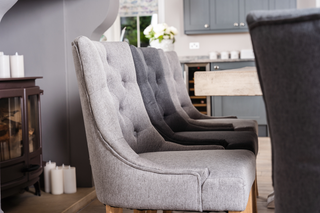 light grey dining chair