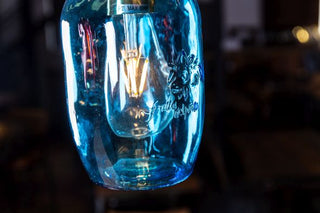 close-up-blue-mason-jar-light