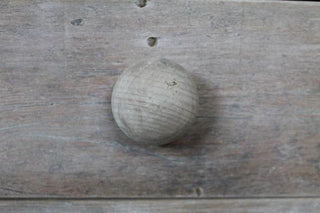 limed pine side table